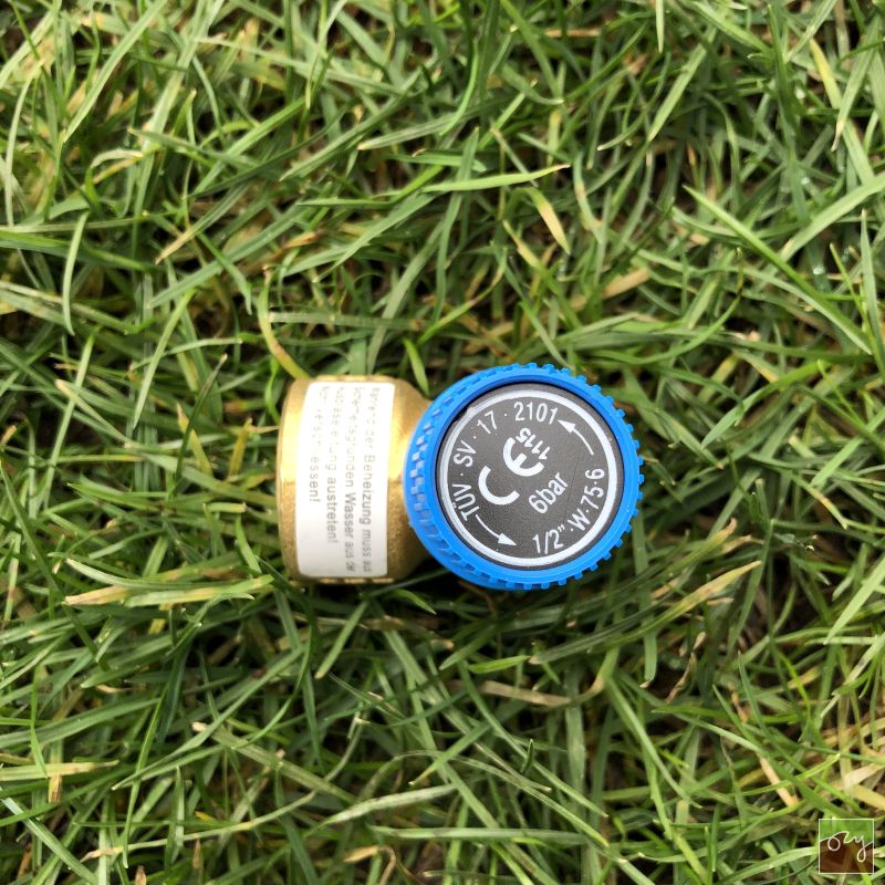 Pojistný ventil na vodu SVW 1/2" 