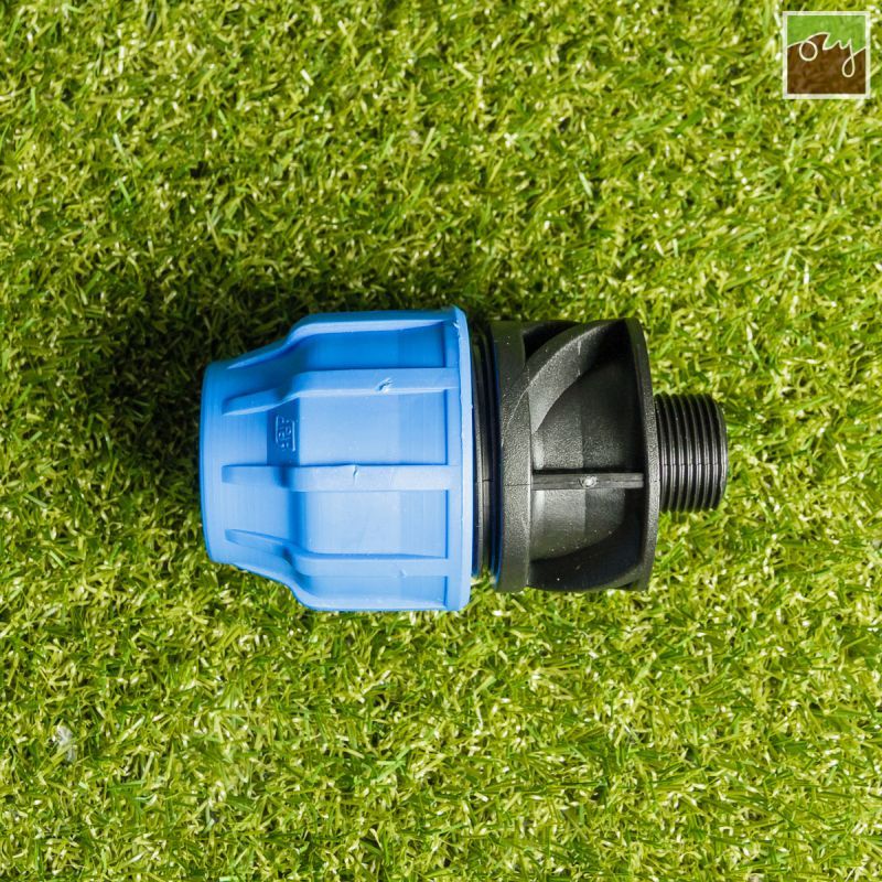 PP průchodka Ø32mm - 3/4" vnější závit