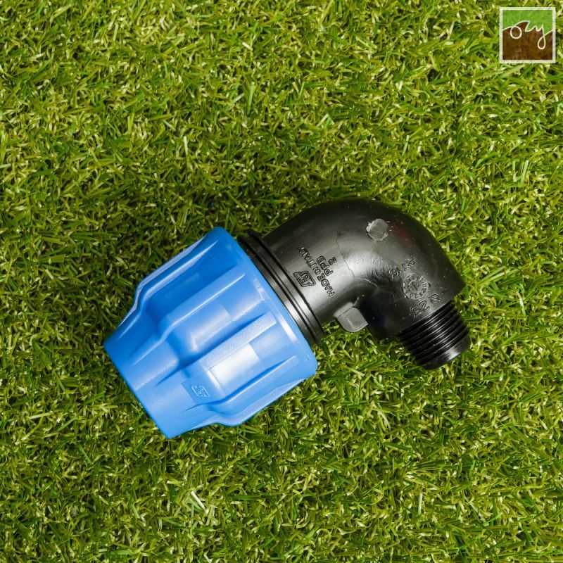 PP koleno Ø25mm - 1/2" vnější závit