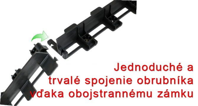 Neviditelný obrubník OZYboard 74 T