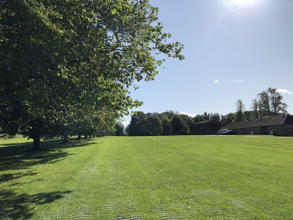 Zatravňovací rohož na trvalé parkování GrassRoll Extra | 2x5m | 10m2 až do 7,5 tun