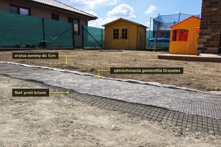 Trávníková záplata GRASSTEX®, trávník, který založí každý sám! 1,05x10m