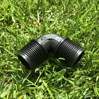 Plastové koleno 2x 3/4" vnější závit