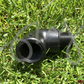 Plastové koleno 3/4" vnější a vnitřní závit