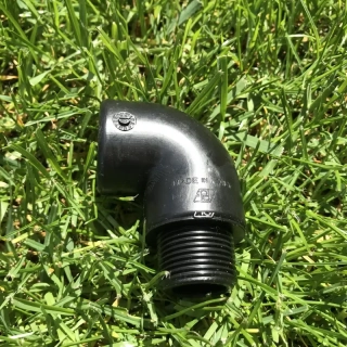 Plastové koleno 3/4" vnější a vnitřní závit