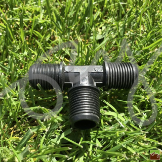 Plastový T-kus 3x 1/2" vnější závit
