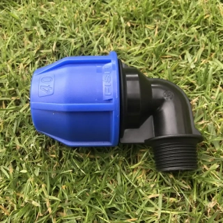 PP koleno Ø40mm - 1" vnější závit