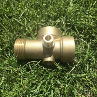 Mosazná 5-ti cestná tvarovka 82mm