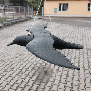 Létající Havran - plašič drobného ptactva