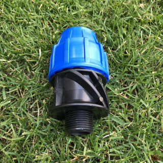 PP průchodka Ø40mm  - 1" vnější závit