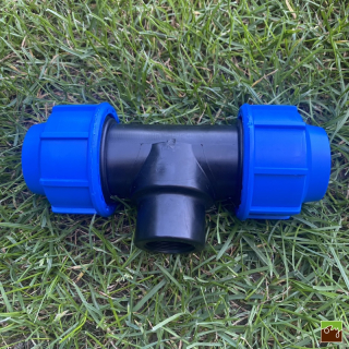 PP T-kus na PE potrubí Ø32mm 3/4" vnitřní závit