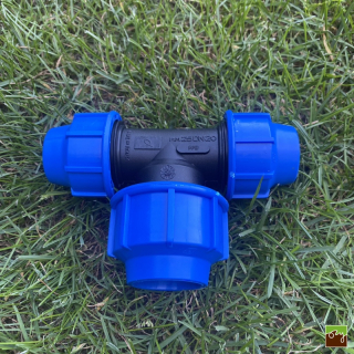 PP T-kus na PE potrubí redukovaný Ø25mm - Ø32mm