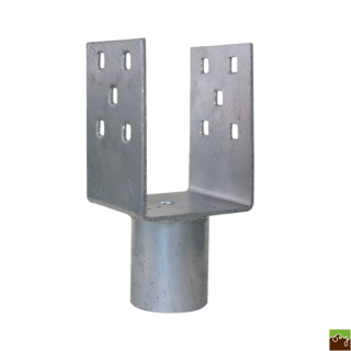 Nástavec na zemní šroub "U" 90x90x120x60mm