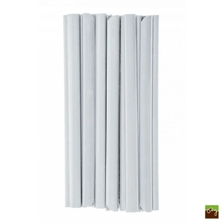 Klipy na stínící plotovou pásku 19cm světle šedá (20ks/bal.)