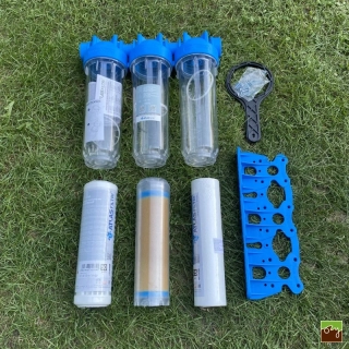 Set 10" filtru SENIOR TRIO 1" na nečistoty a demineralizaci