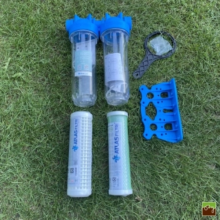 Set 10" filtru SENIOR DUO 1" na nečistoty a snížení tvrdosti vody