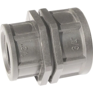Plastová redukce 1" - 3/4" vnitřní závit