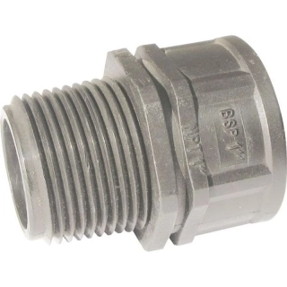 Plastová redukce 1" vnější - 1/2" vnitřní závit