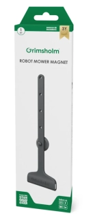 Magnetický sběrač čepelek pro robotické sekačky