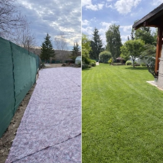 Trávníková záplata GRASSTEX®, trávník, který založí každý sám! 1,05x10m