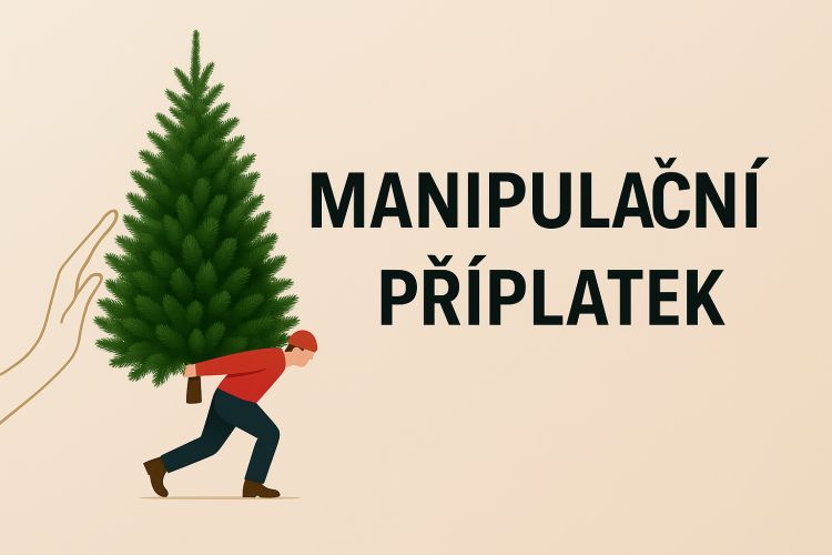 Manipulační příplatek živé vánoční stromky