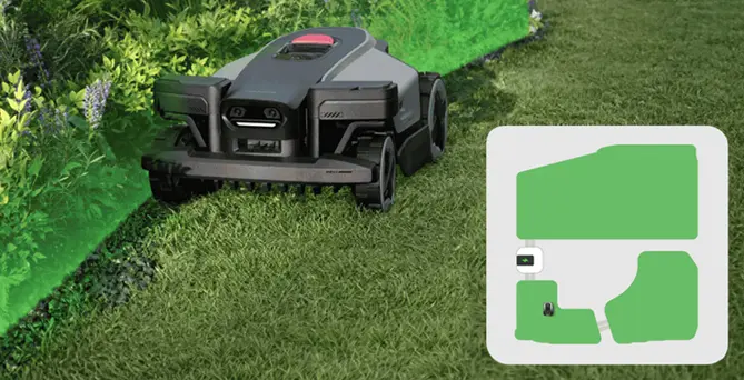 Automatické mapování AI bez kabelů sekačky Roborock