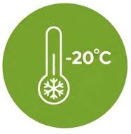 Mrazuvzdornost materiálu do -20 °C