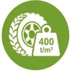 Vysoká nosnost do 400 t/m²