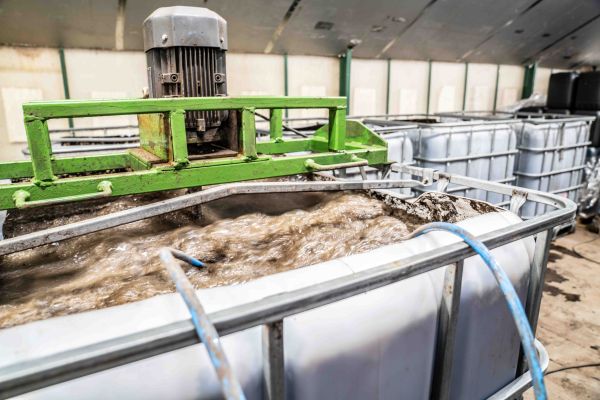 Wormhumus zpracování výluhu